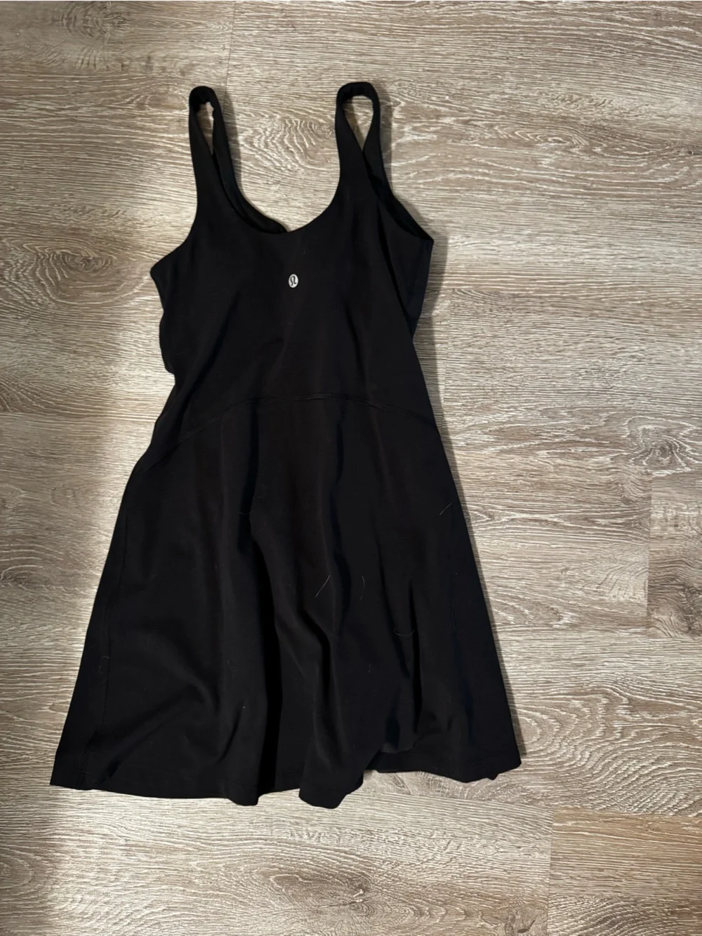 Lulu Black Zip-Front Define jacket and matching dress.